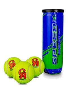 اشتري CA SPEED BALLS Soft Ball | Tennis Ball Tape Ball Crickets Balls Pack  of 6 في الامارات