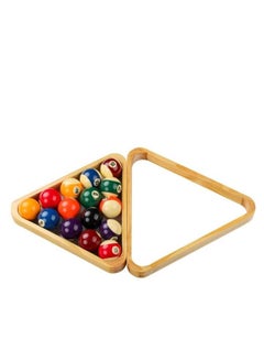 Buy Billiard Triangle Ball Solid Wood Snooker Triangle Ball Rack in UAE