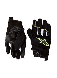 اشتري Alpinestars Atom Gloves for Bike Riders Black/Yellow Fluo -3XL في الامارات