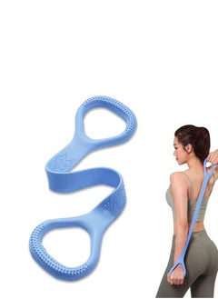 Buy Figure 8 Fitness Resistance Silicone Elastic Shoulder Stretching Resistance Bands for Women Yoga Physical Therapy Equipment Stretch Elasticity Arm Back Chest in Saudi Arabia