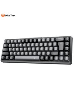 اشتري Meetion 65% Triple-Mode Wireless RGB Mechanical Keyboard MK12 65% Layout Full Key Hot-Swap Tri-Mode Connection (Black) في الامارات