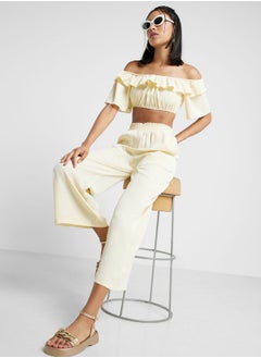 Buy Bardot Style Top And Pant Set in UAE