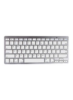 اشتري لوحة مفاتيح بلوتوث لاسلكية رفيعة للغاية رمادي / أبيض في السعودية