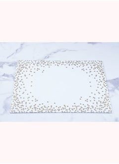 Buy Alec S/24 Paper Placemat Gold 42x30cm in UAE