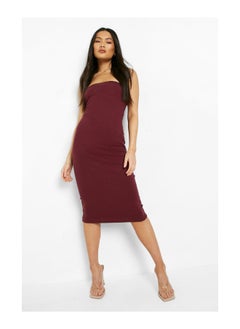 Buy Bandeau Basic Midi Dress in UAE