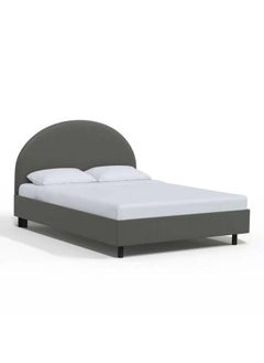 Buy Supreme Comfort: Swedish Wood King Bed - Prestige Grey Opulence (160x200x140) by Alhome in Saudi Arabia