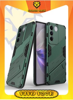 Buy GOLDEN MASK Compatible With Vivo V27E Punk Case Anti Protection (Green) in Egypt