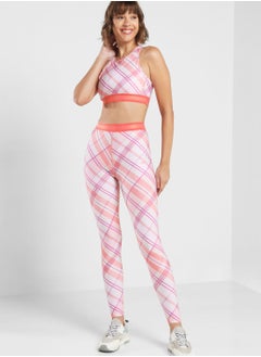 Buy Aop High Waist Tape Leggings in UAE