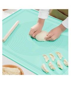 Buy Silicone Baking Mat Rolling Kneading Pad Pastry Tool Crepes Pizza Dough Non-Stick Silicone Mat Oven Liner in UAE