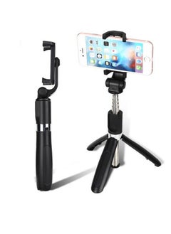 Buy Bluetooth Wireless Selfie Stick Tripod L01 K07 Multifunctional Foldable TrendyColour in UAE