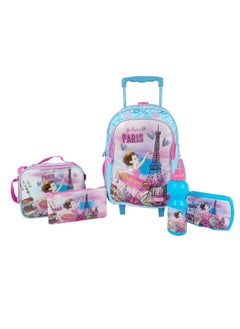 Buy 5 in 1 Value Set Trolley Bag with Accessory in UAE