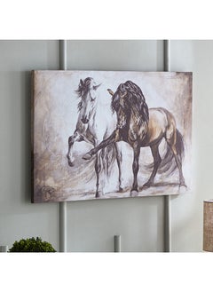 Buy Ayka Printed Canvas Wall Art 90 x 60 x 2.5 cm in UAE