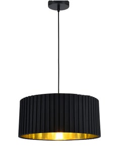 Buy Modern, circular pendant lighting in black color, suitable for office rooms, studies, dining rooms, and bedrooms in Saudi Arabia