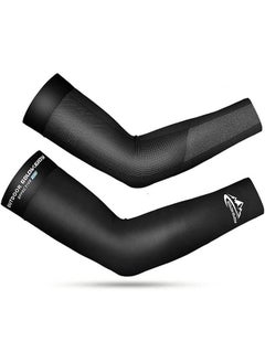 اشتري Sun Protection Arm Compression Sleeves for Basketball, Voleyball, Golf, Football, Running, Cycling and Other Outdoor Sports， Men and Women في الامارات