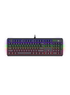 Buy 104 Keys Mechanical Gaming Keyboard Colorful Backlit Wired for Gaming,Black in Saudi Arabia