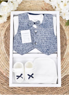 Buy 4-Piece Baby Suit Set with Gift Box in Saudi Arabia