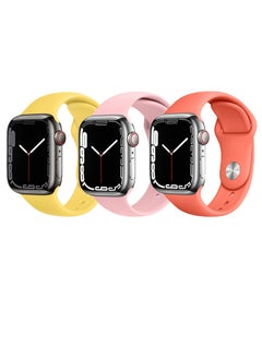 Buy 3pcs Watchband Replacement for Apple Watch 41/40/38mm Series 8/7/6/5/4/SE in UAE