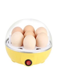 Buy Electric Egg Boiler with Cooking Parts Yellow in Egypt