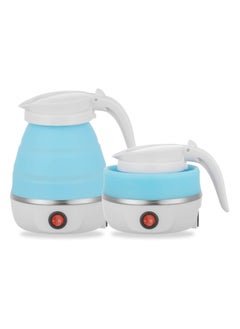 Buy 600ml Folding Electric Kettle, Portable Mini Travel Size Tea Coffee Heater Water Maker for Home Travel, Food Grade SiliconeThe electric kettle is made of BPA-free silicone and food grade stainless steel. High temperature boiling water will not deform or collapse. Keep away from heavy metals and drink healthy water. Blue in Egypt