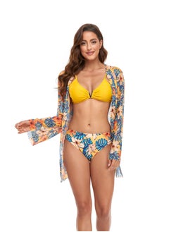 اشتري Fashionable Women's Bikini Swimsuit Three Piece Set في الامارات