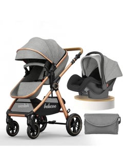 اشتري Belco 4 in 1 Stroller Street Stroller Rocking Car Chair Carrier and Bag for Mommy & Baby Accessories في السعودية