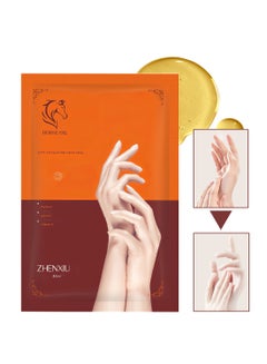 Buy Soft Exfoliating Hand Mask with Horse Oil, Moisturizing Nourishing Deep Repairing Hand Peel Mask, Exfoliating Gloves for Extra Dry Skin, Daily Hand Care for Soft and Smooth Touch Hands 1 Pair in Saudi Arabia