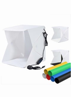 اشتري صندوق خيمة تصوير قابل للطي ومحمول ومعدّل إضاءة الصور مع 6 ألوان من الخلفيات في الامارات