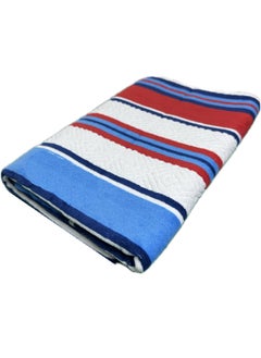 اشتري Multi Color Stripes Towel 70x140 Cm 100% Cotton Yarn Dyed Bath Towel - Super Absorbent, Antibacterial, 500 GSM Terry في الامارات