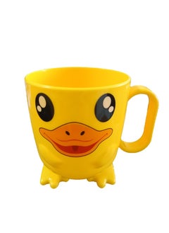 Buy Small Toothbrush Holder Little Yellow Duck Tooth Brushing Cup Gargle/household/drop-resistant Water Cup/cartoon Wash Cup - Yellow in Egypt