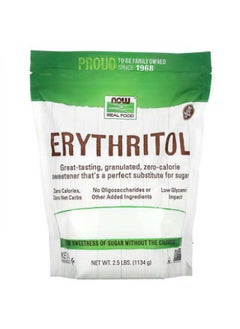 اشتري NOW Foods, Real Food, Erythritol, 2.5 lbs (1,134 g) في الامارات