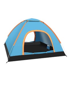 Buy Automatic Pop Up Camping Tent, Portable Instant Pop Up Tent Ideal for CampingLightweight Waterproof Backpacking Tent, Set Up in Seconds, 200X150X100cm in UAE