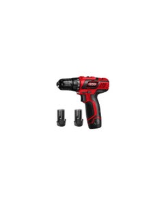 Buy Drill with 12-volt lithium battery, size 10 mm - two batteries in Saudi Arabia
