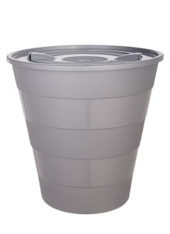 اشتري Ricky Trash Basket, 30 cm -Grey في مصر