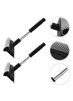 Buy Window Scraper Cleaning Tool 2-Piece Double Sided Glass Wipers in UAE