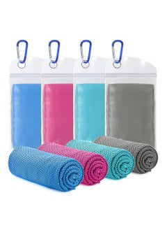 Buy Instant Cooling Towel - Stay Refreshed During Sports, Yoga, Golf, Gym, and More! Snap Cooling Towel for Neck, Workout - Large Size: 40”x 12” in Saudi Arabia