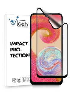 Buy Nano Ceramic Full Cover Anti Fingerprint Matte Screen Protector For Samsung Galaxy A04e 4G 2022 / A04s 4G 2022 / A04 4G 2022 Clear/Black in Saudi Arabia