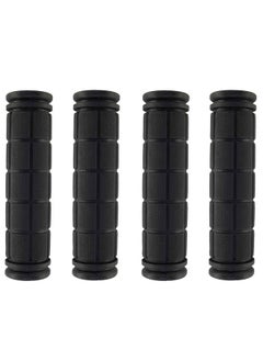 Buy 2 Pairs Bicycle Handle Bar Grips Mushroom Grips For Bmx;Mtb;Road Mountain Bikes, Black in Saudi Arabia