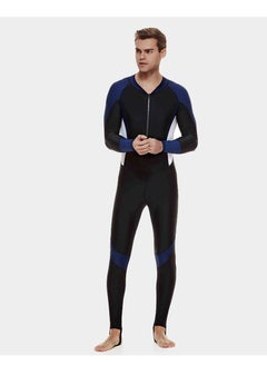 اشتري Men's Sunscreen Quick Drying Long Sleeved One Piece Swimsuit في الامارات