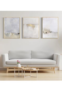 Buy Gold Beige Canvas Framed Wall Art in UAE