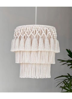 Buy Macrame Hanging Lantern,Boho Pendant Lamp,Tassel in Egypt