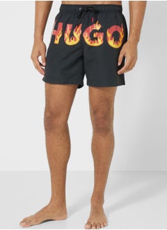 Buy Logo Printed Swimshorts in UAE