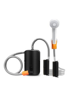 Buy Portable Outdoor Shower, 4400mA Detachable Battery, USB Charging, LED Lighting, Battery Campsite Shower, Self Suction Water Pump, for Camping, Hiking, Traveling in UAE