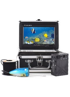 Buy 1200TVL Underwater Fishing Camera Fish Finder with 12 IR LEDs 7Inch/9Inch LCD Display 15M/30M/50M Cable IP68 Waterproof for Sea Lake Boat Ice Fishing in UAE