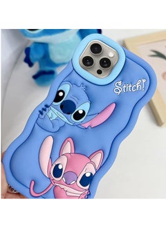 Buy STITCH Compatible with iPhone 12 Pro Max Case, Cute 3D Cartoon Animal Character Cool Shockproof Silicone Protective Shell Skin Cover for iPhone 12 Pro Max in Egypt