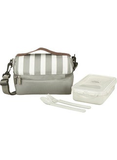 Buy Lock and lock Lunch Box 2P Set W/Gray Bag (HPL816C*1, HP128S*1) in Egypt