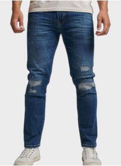 Buy Distressed Slim Fit Jeans in UAE