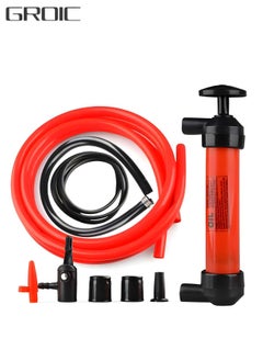 Buy Liquid Transfer, Siphon Hand Pump - 2 Hoses,Multi-Use Siphon Vacuum Oil Extractor Pump Fluid Extractor Siphon Transfer Pump for Gasoline Liquid Oil Air and Automotive,Automotive Repair Tools in Saudi Arabia