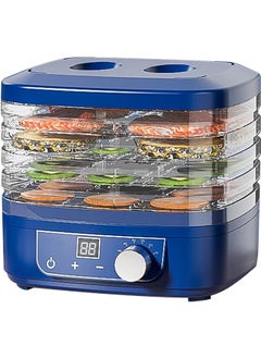 Buy Food Dehydrator, Dehydrator for Food and Jerky, Fruits, Herbs, Veggies, Adjustable Timer and Temperature Control Electric Food Dryer Machine, 5 Stackable Trays in UAE