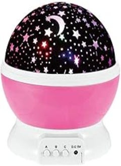 Buy Kids Baby Rotating Stars Projector Night Lamp -Pink in Egypt