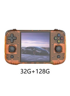 اشتري R46S Handheld Retro Gaming Console Linux System with 32G+128G TF Card, Preloaded with 8000+ Games,4-inch 1:1 HD720*720 Screen,FPS 60HZ 4000mAh,wifi bluetooth(Orange 128G) في الامارات